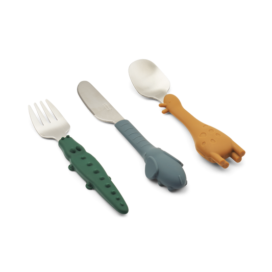 Liewood - Tove All Together Cutlery Set - Kinder bestek - Stainless steel