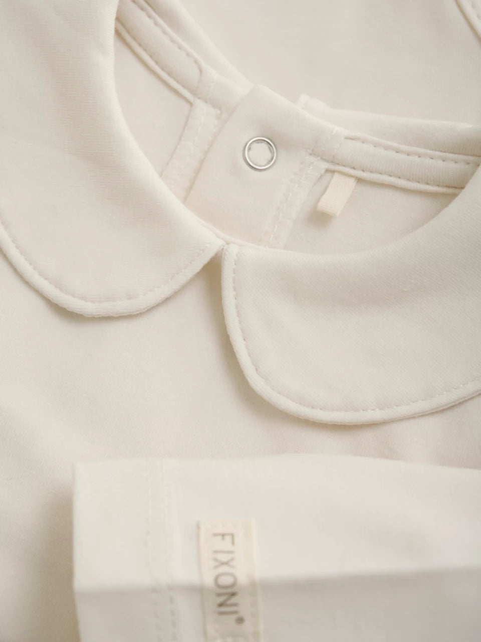 Fixoni - Body LS w. Collar - Romper met lange mouwen - Katoen mix