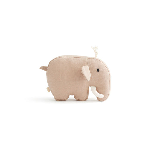 Kid's Concept - Mammoet knuffel - Natuurlijk linnen
