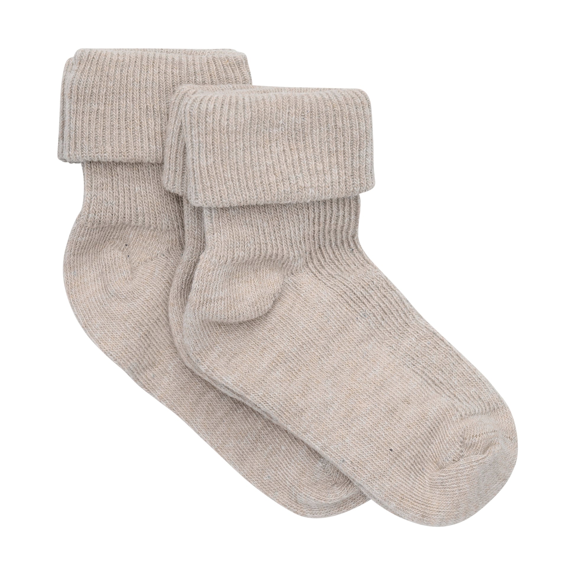 Minymo - Baby rib sock w. fold (2-pack) - Sokjes