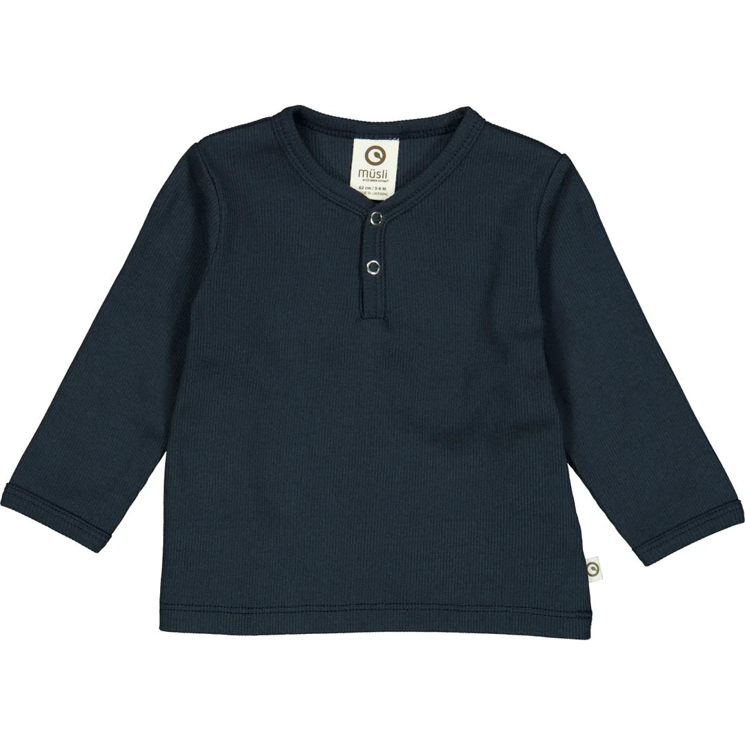 Muesli - Cozy me rib l/s T baby - Top met lange mouwen