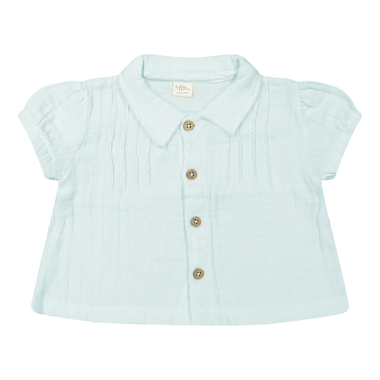 Riffle Amsterdam - Blouse Caro - Overhemd top - 100% biologisch katoen