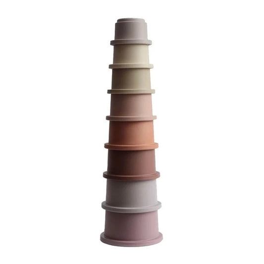 Mushie - Stapeltoren - 100% vrij van BPA, PVC en ftalaten