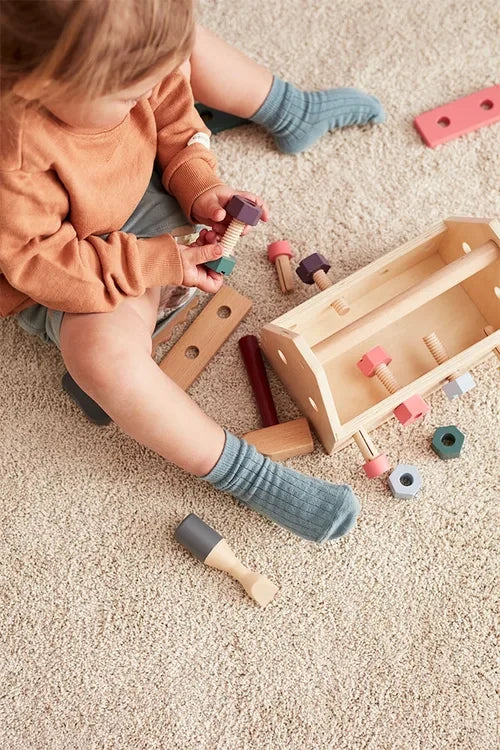 Kid's Concept - Tool box - Gereedschapskist - Houten speelgoed