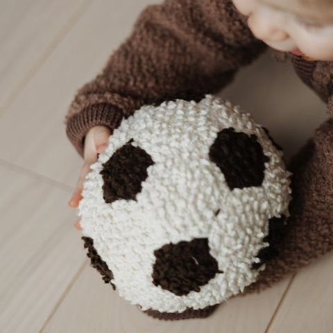 SmallStuff -  Gebreide katoen bouclÃ© bal - 100% katoen