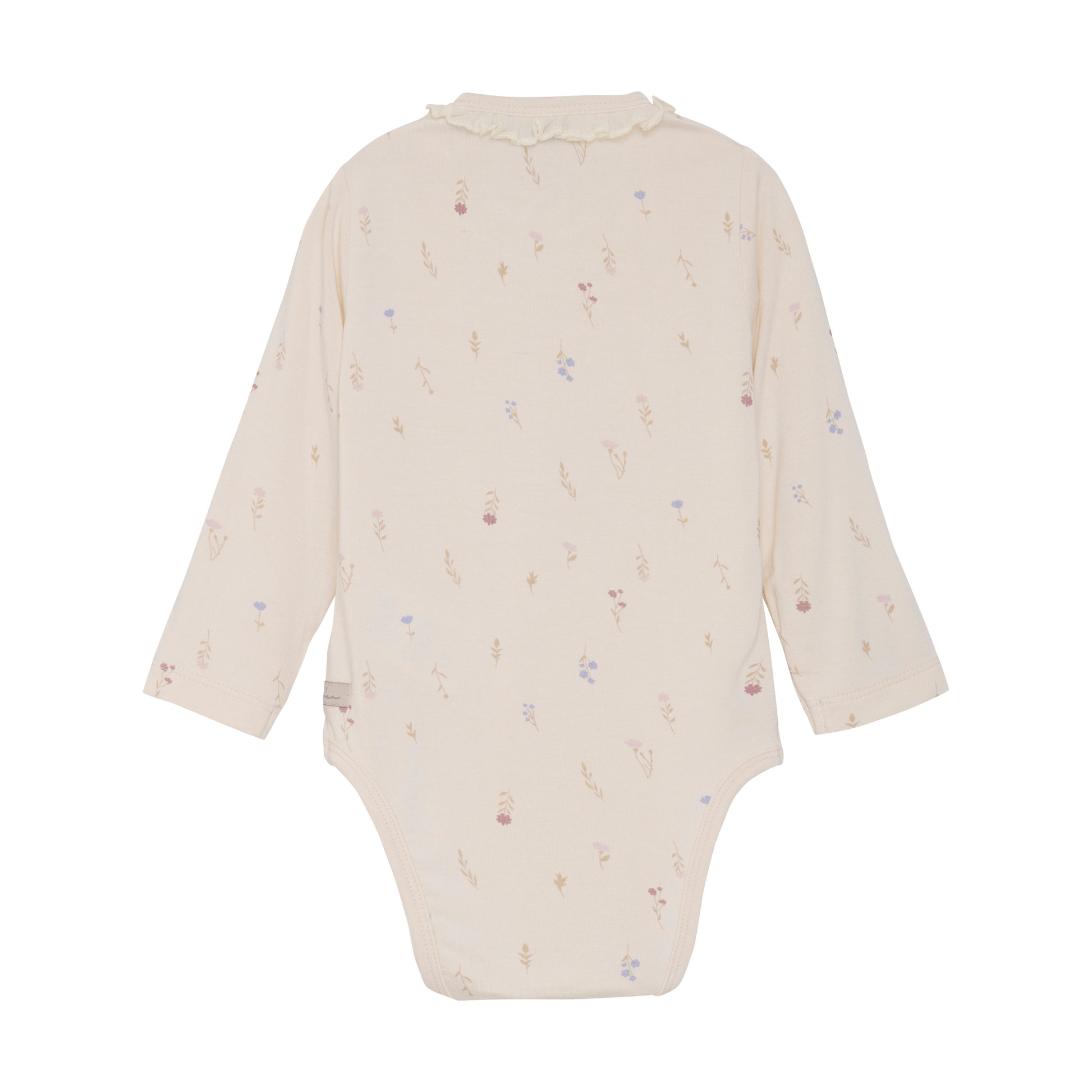 Daily7 - Body Longsleeve Flowerprint - Romper met lange mouwen