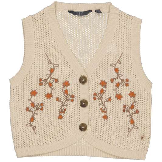 Levv - Rhania Jacket - Gebreid vestje voor kinderen - 100% biologisch katoen