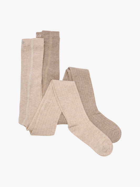 Minymo - Wool Stocking - Rib 2-pack - Maillot - Wool mix