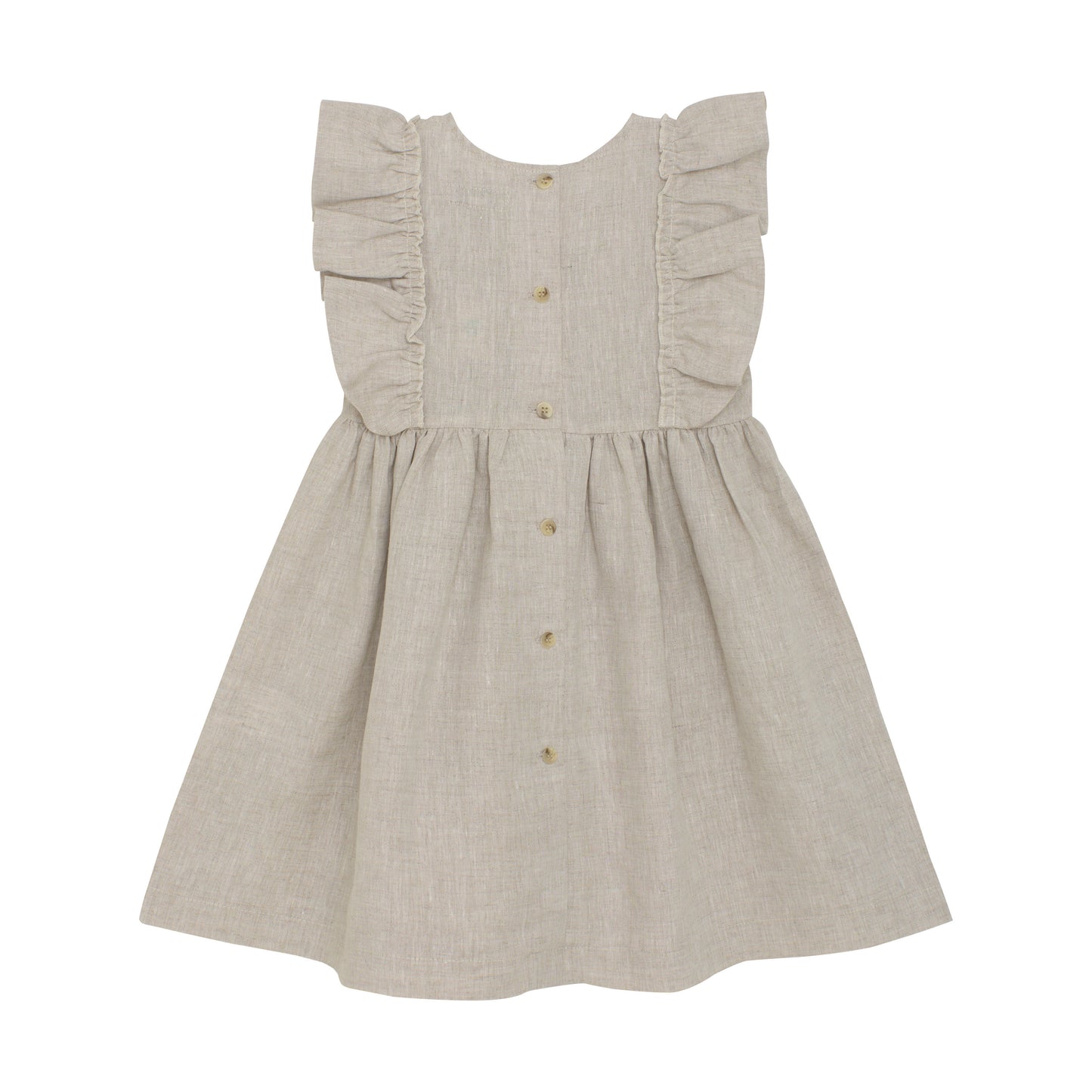 Huttelihut - Dress SS Linen - Jurkje - 100% linnen
