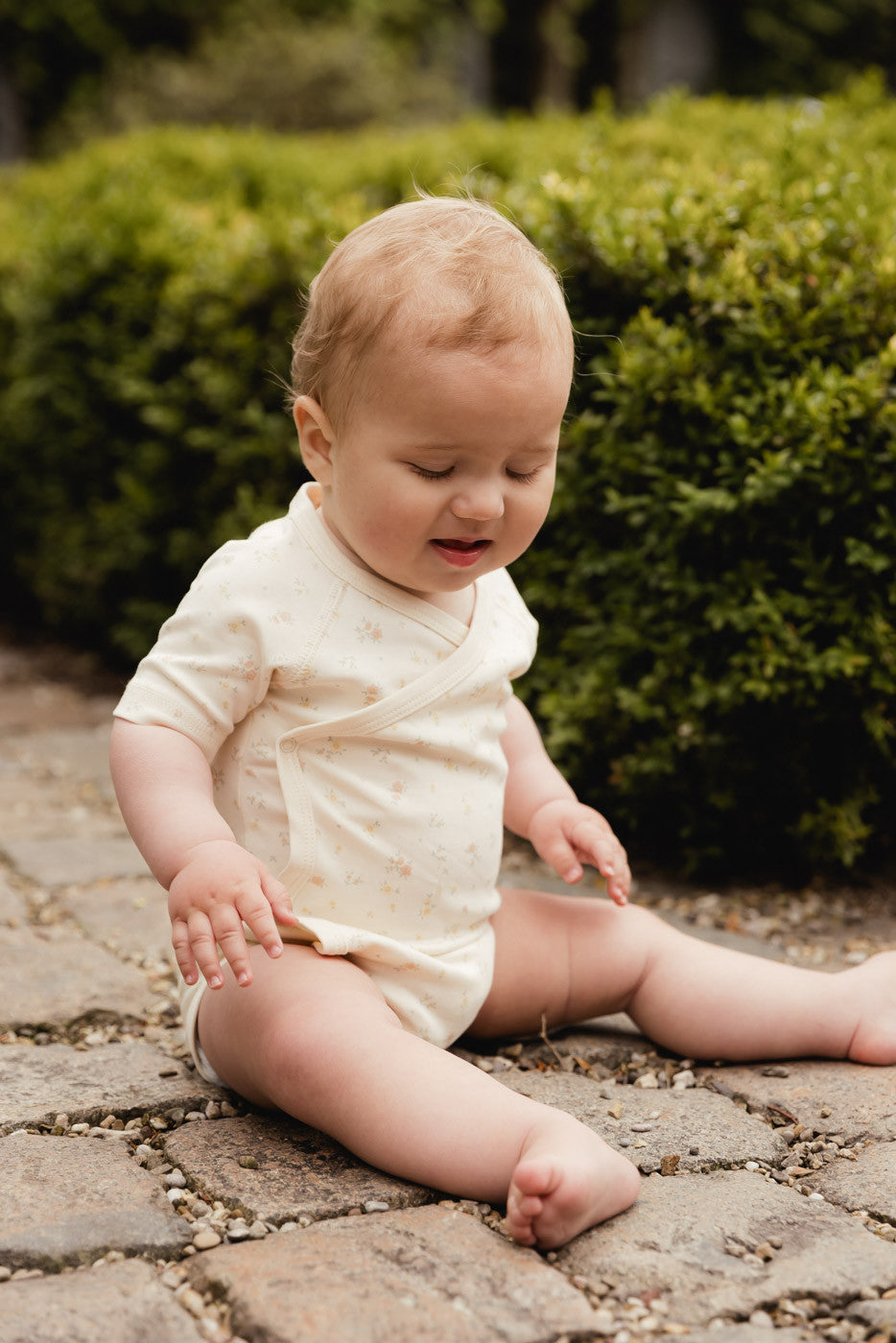 UAUA - Kimono onesie with short sleeves - Romper met korte mouwen - 100% pima katoen
