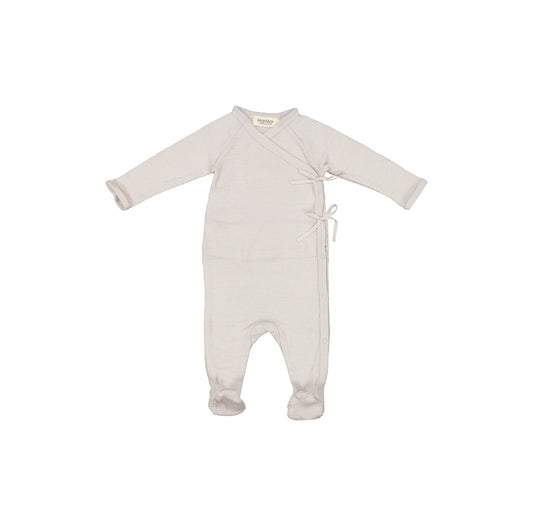 MarMar Copenhagen - Rompertje - Rubetta Wool Rib Romper - Jumpsuit - Natural
