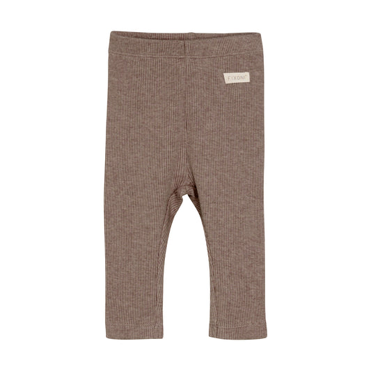 Fixoni - Legging MÃ©lange Rib - Modal Katoen