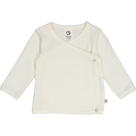 Muesli - Rib l/s cardigan - Top met lange mouwen - GOTS