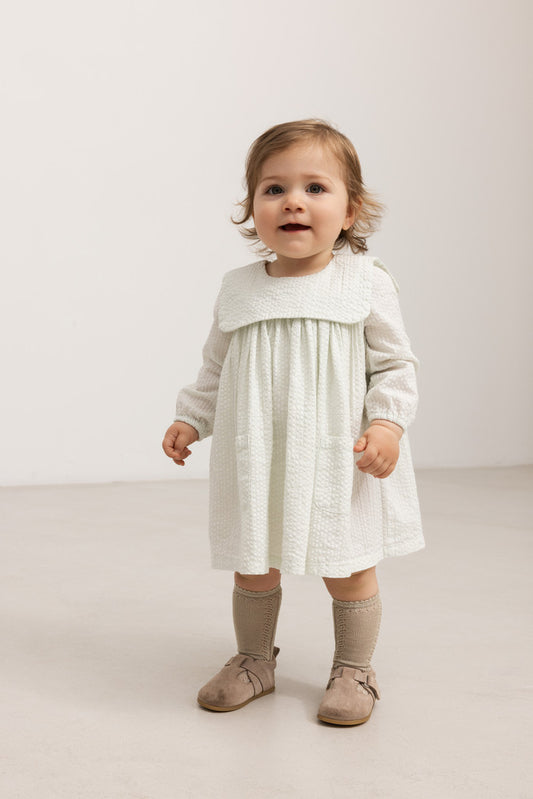 MarMar Copenhagen - Dulle Cotton Seersucker Dress - Jurkje - 100% katoen