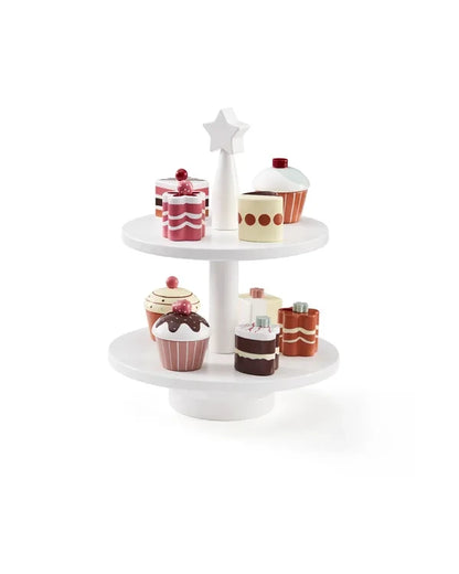 Kid's Concept - Cake stand - Taart torentje - Houten speelgoed