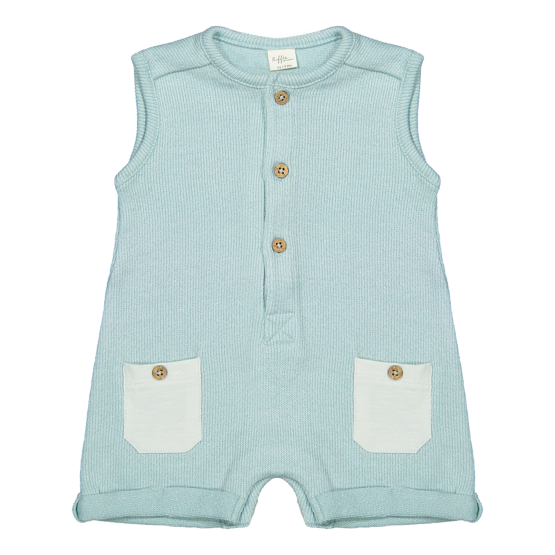Riffle Amsterdam - Suit Glenn - Romper jumpsuit - 100% biologisch katoen