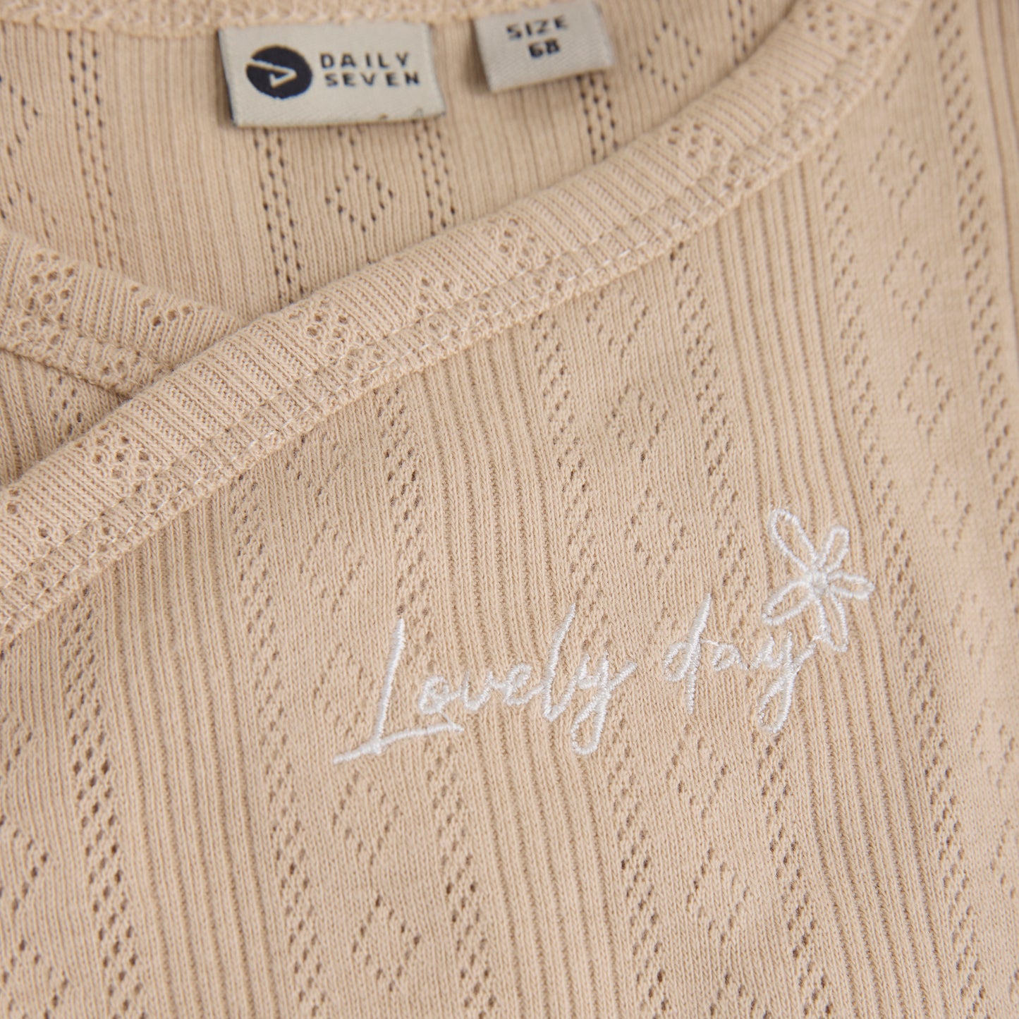 Daily7 - T-shirt Longsleeve Wrap - Top met lange mouwen - 100% katoen
