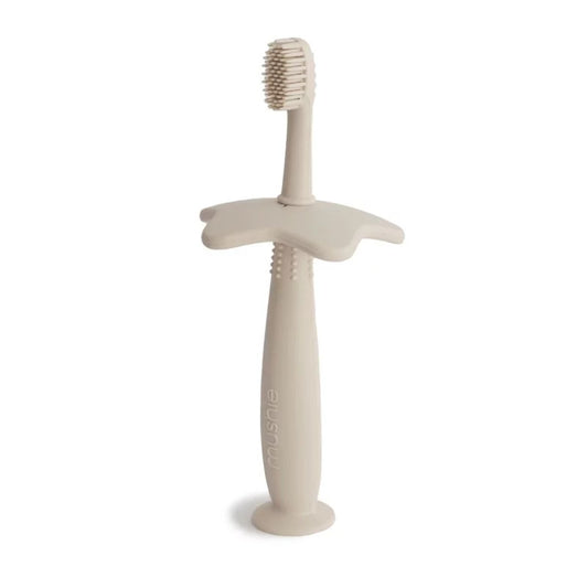 Mushie - Training Tandenborstel - 100% voedselveilig silicone