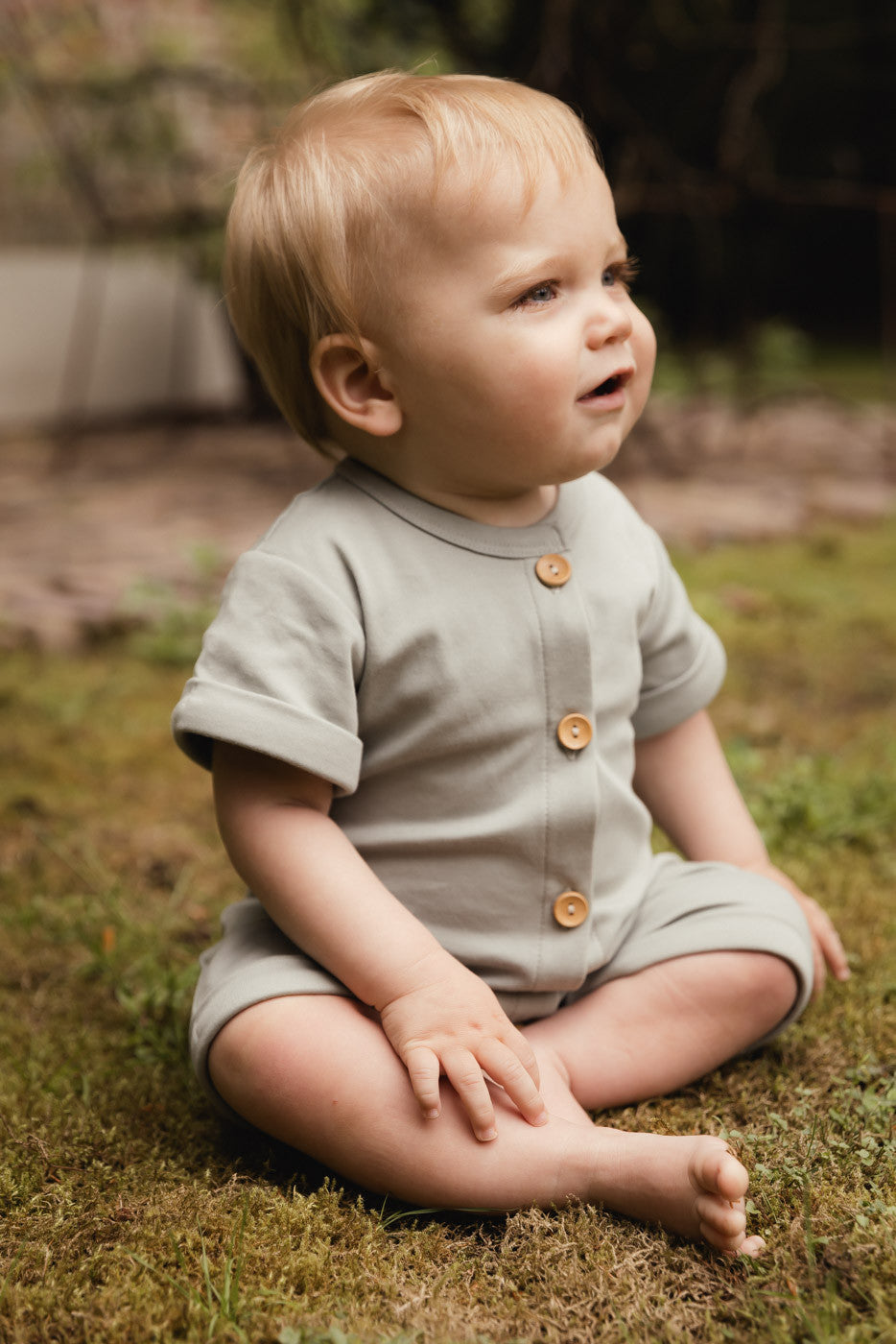 UAUA - Romper with buttons - Romper jumpsuit - 100% pima katoen