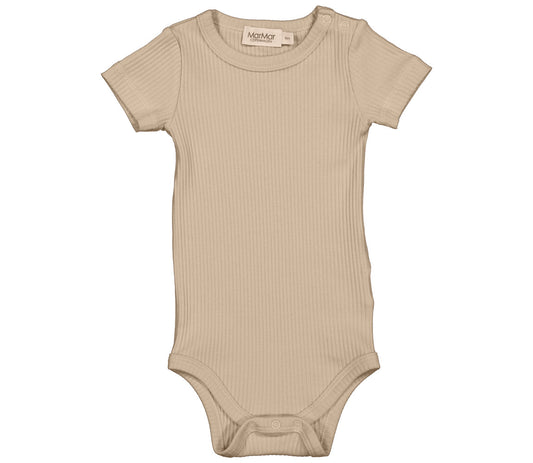MarMar Copenhagen - Plain Body Shortsleeve - Romper met korte mouwen - Modal Mix