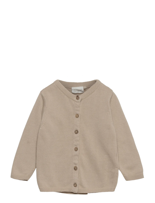 Vestje lange mouw - Oatmeal beige - Fixoni