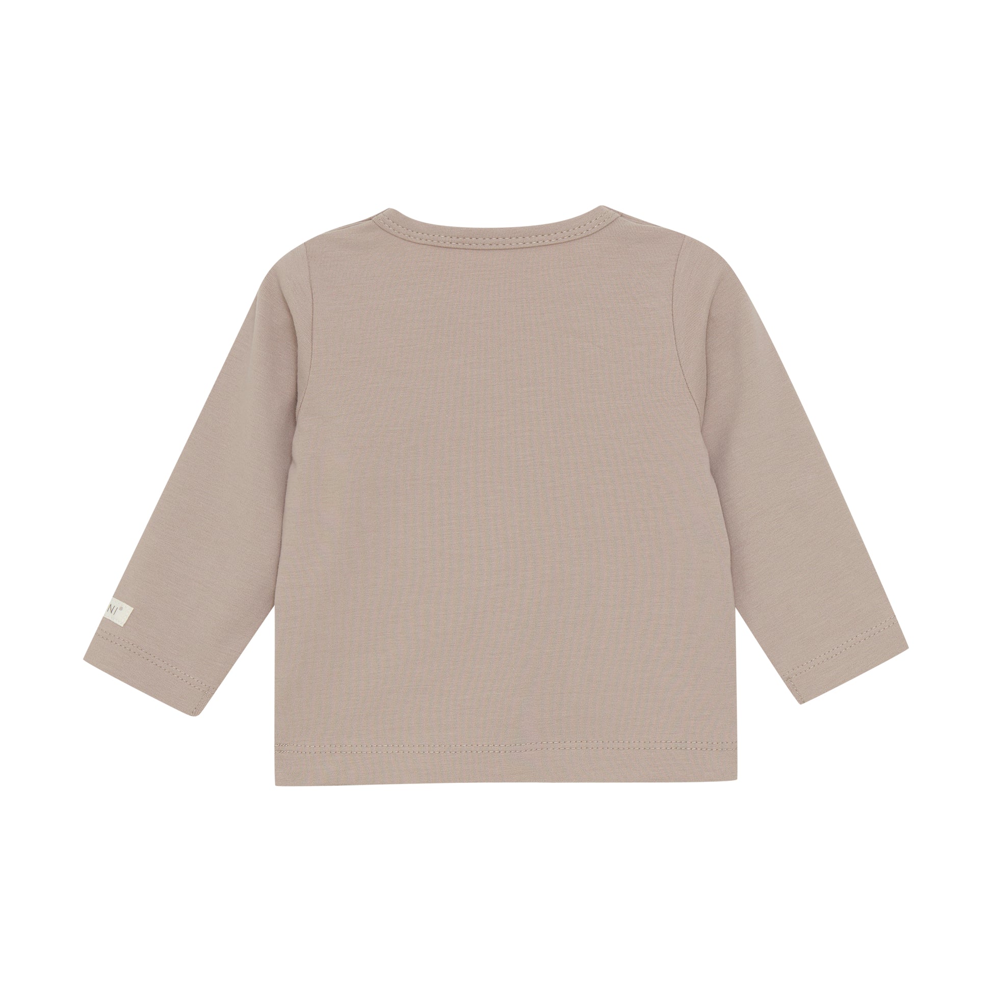 Fixoni - T-shirt LS - Mocha Meringue - Top - Katoen achterkant