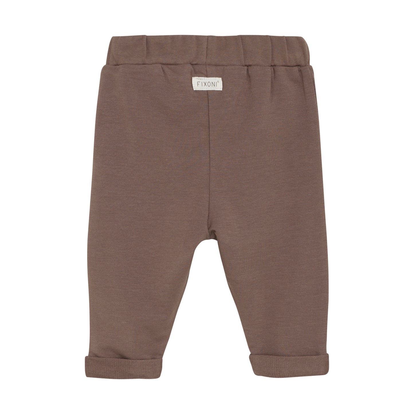 Fixoni - Pants Sweat - Broekje - Coffee quartz - Katoen mix achterkant
