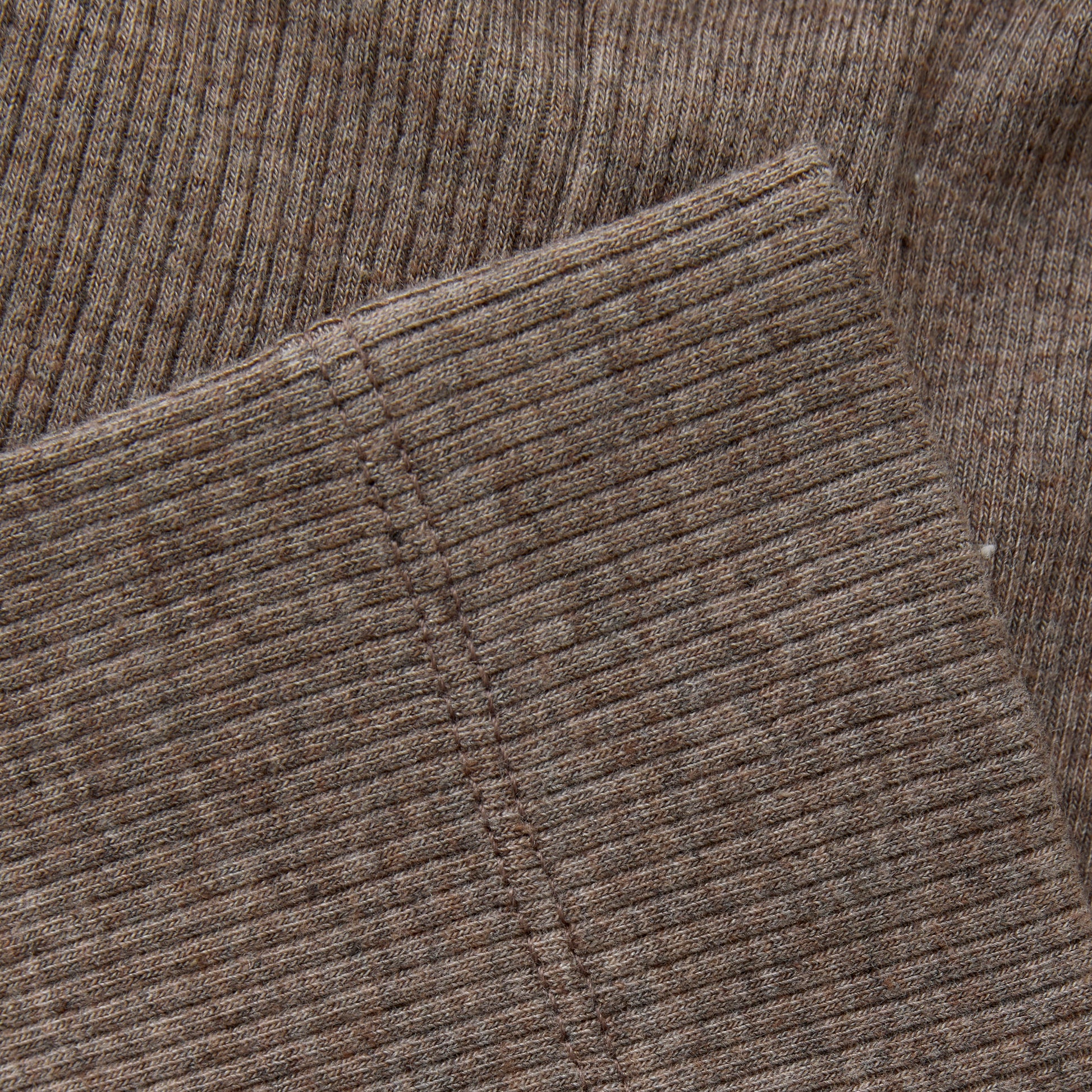 Fixoni - Leggings Melange Rib - Coffee quartz - Modal katoen achterkant