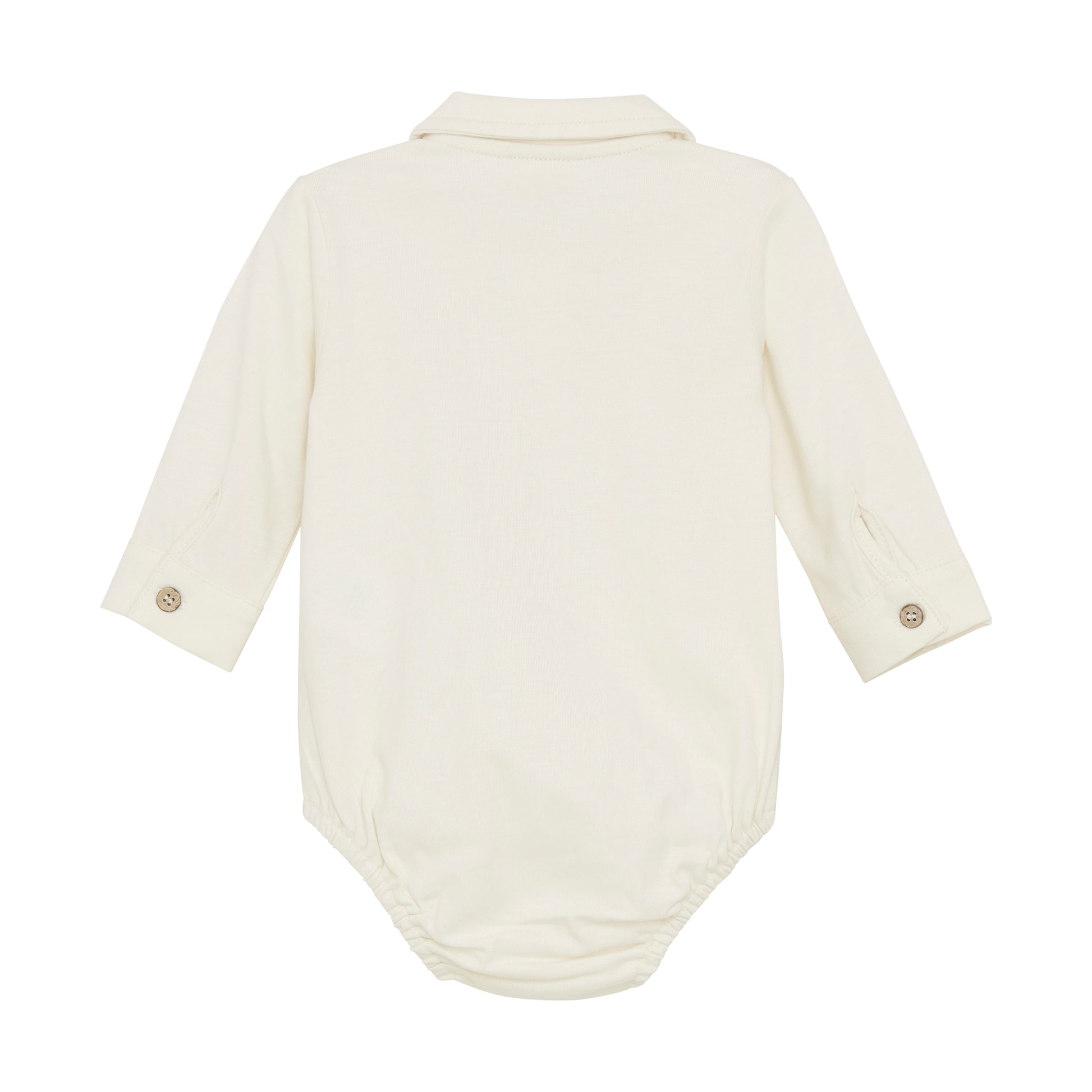 Fixoni - Body Shirt LS - Eggnogg - Romper - 100% katoen achterkant