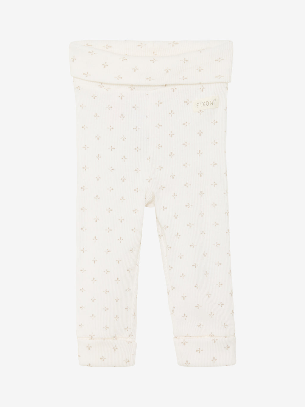 Legging - Biologisch katoen - Wit/Gardenia - Fixonia voor