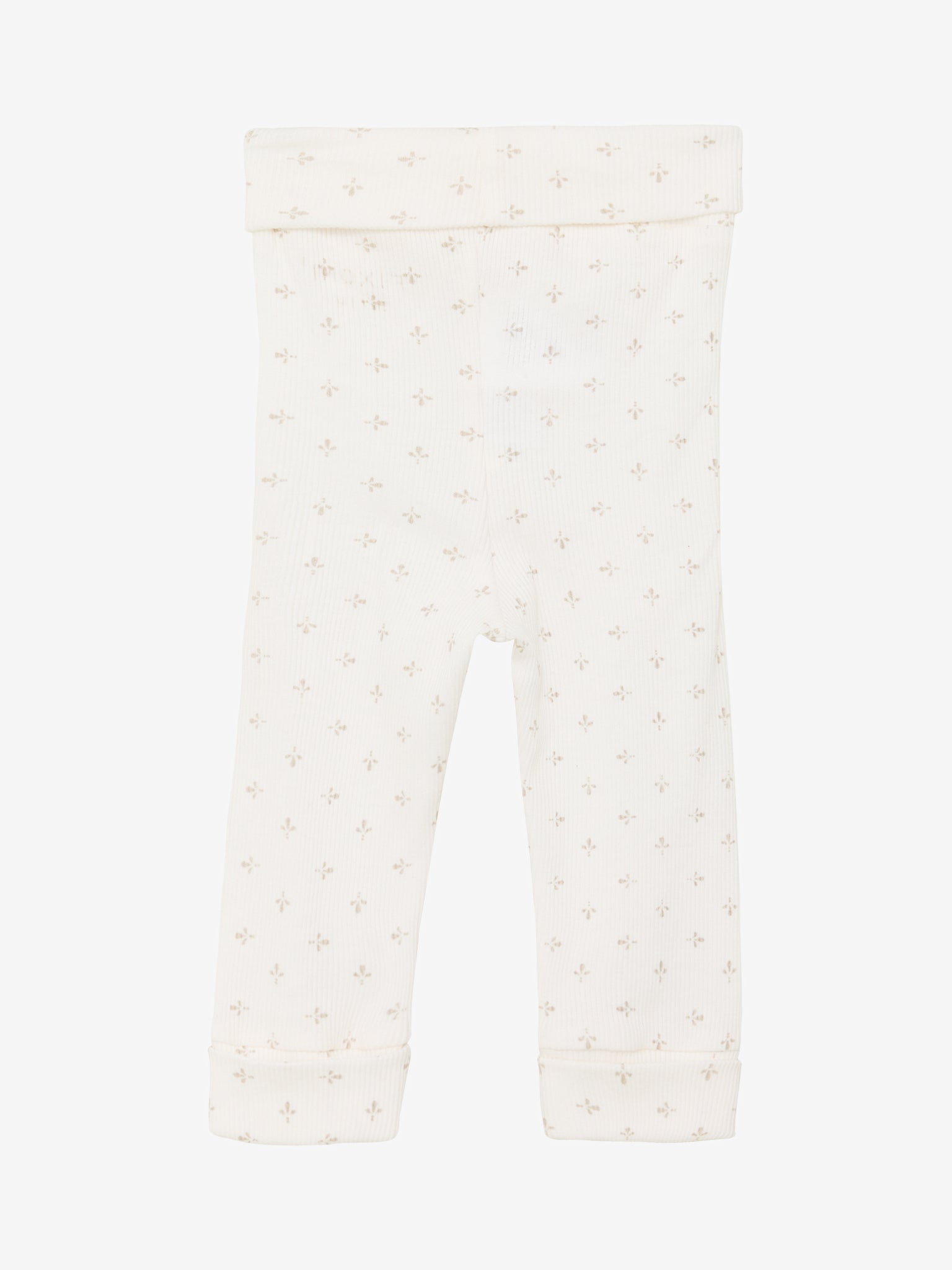 Legging - Biologisch katoen - Wit/Gardenia - Fixonia achterkant