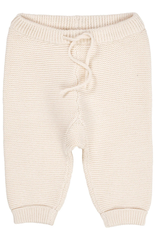 Gebreid broekje - Biologisch katoen - Classic baby cotton pants - Copenhagen Colors - voorzijde