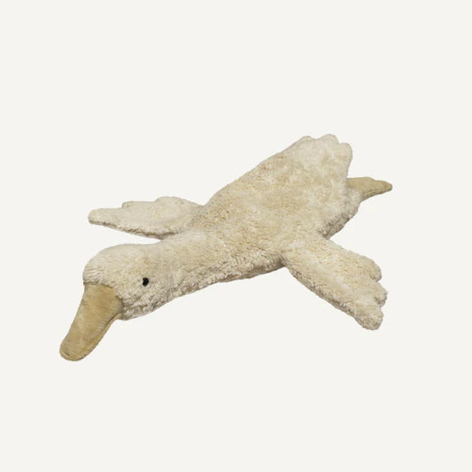 Warmte knuffel - Gans klein - Biologisch katoen - Beige - Senger Naturwelt