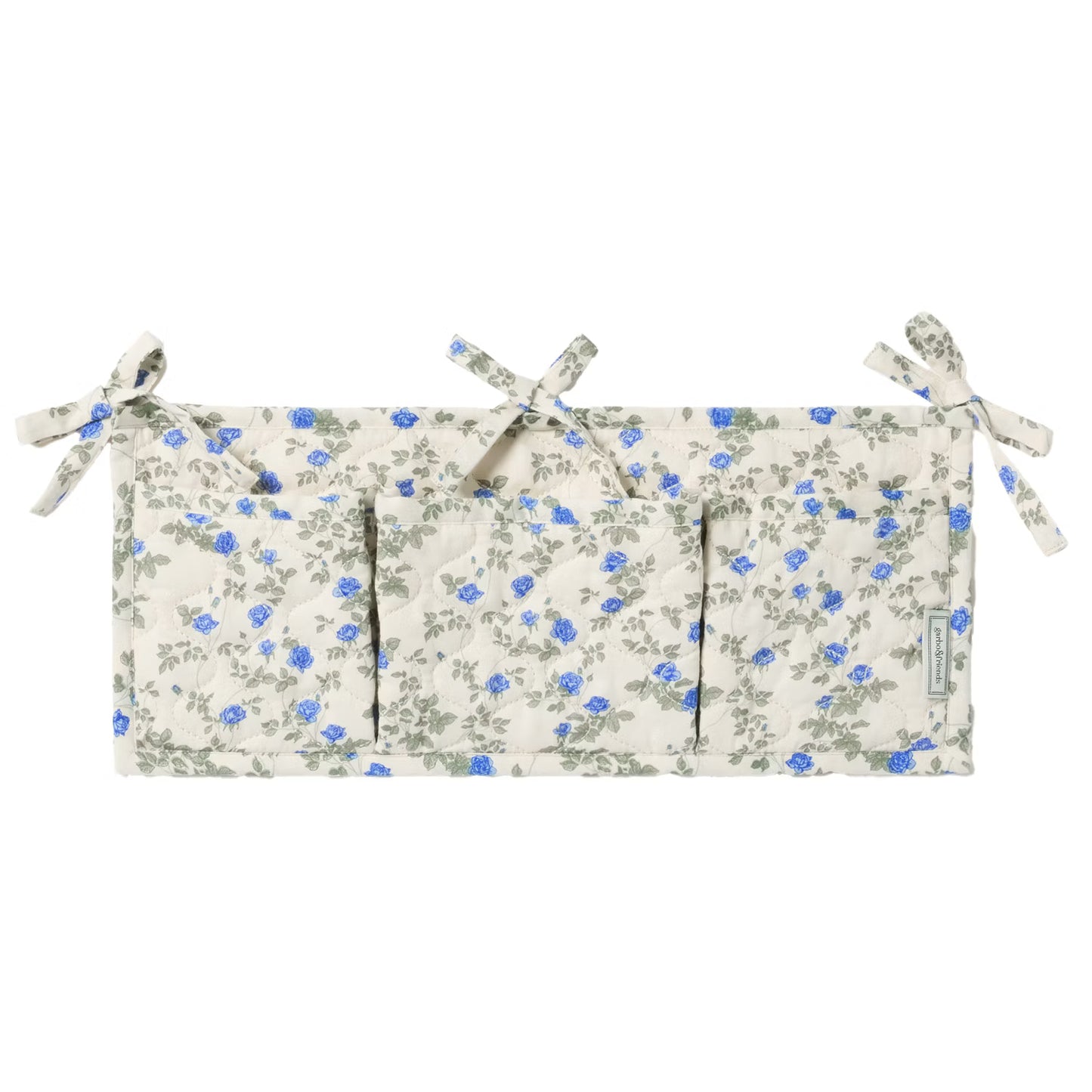Gewatteerde bedzak Dainty - Biologisch katoensatijn - 43 x 18 cm - Garbo&Friends