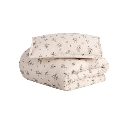 Garbo&Friends - Muslin Bed Set - Bluebell - Dekbedovertrek junior -gevouwen met kussen