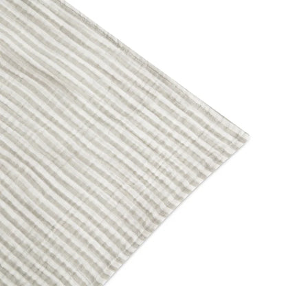 Garbo & Friends - Swaddle Blanket - Pebble Stripe - Hydrofiele doek XL - punt