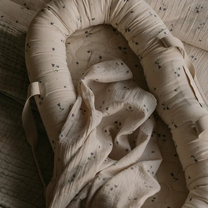 Garbo & Friends - Muslin Swaddle Blanket - Viola - Hydrofiele doek XL - babynest