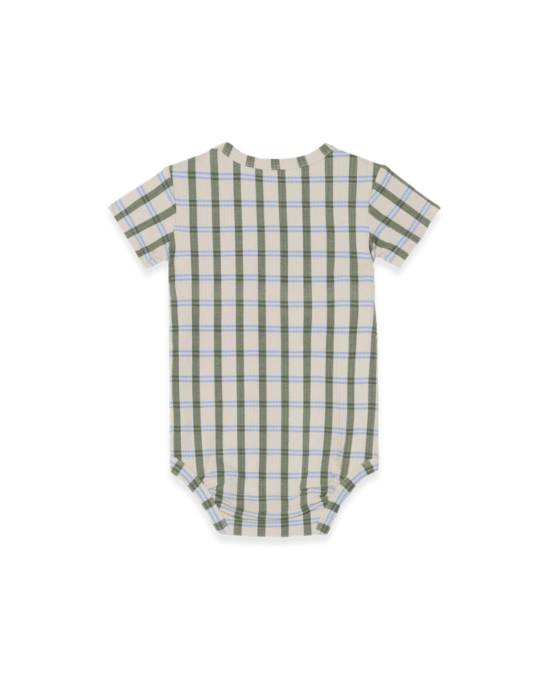 Garbo&Friends - Structured Jersey SS Body Lisboa Stripe - Romper - achterkant