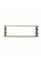 Bibiola Shelf Multi – Bloomingville MINI: Wandregal direkt von vorne auf weißem Hintergrund.