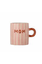 Cherish Mug Rose – Bloomingville : vue isolée du produit avec l'inscription Mom.