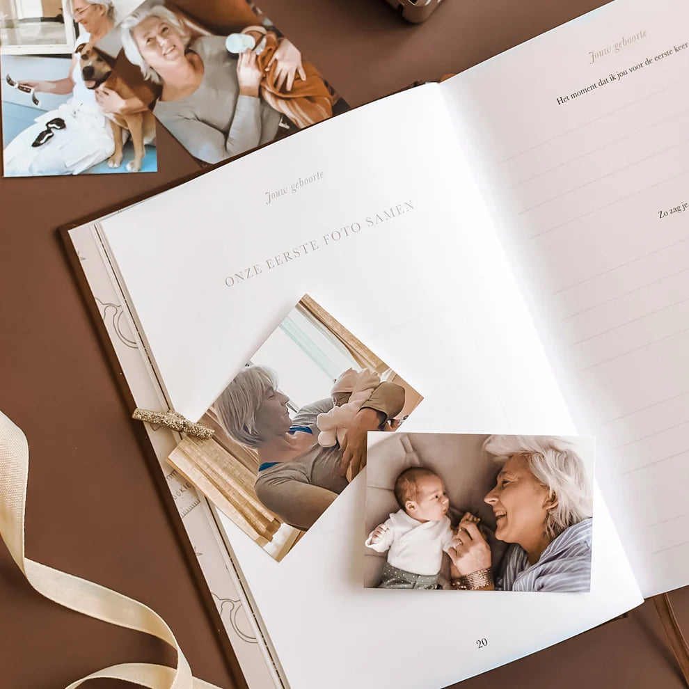 Sinds jij mijn kleinkind bent – Grootouder invulboek met herinneringen en levenslessen voor 10 jaar – Birth Lines