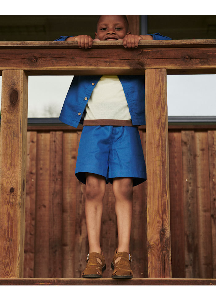 Kort broekje - Biologisch katoen - Kobalt blauw - Copenhagen Colors