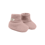 Baby slofjes - Merino wol fleece 2-laags - HUTTEliHUT woodrose