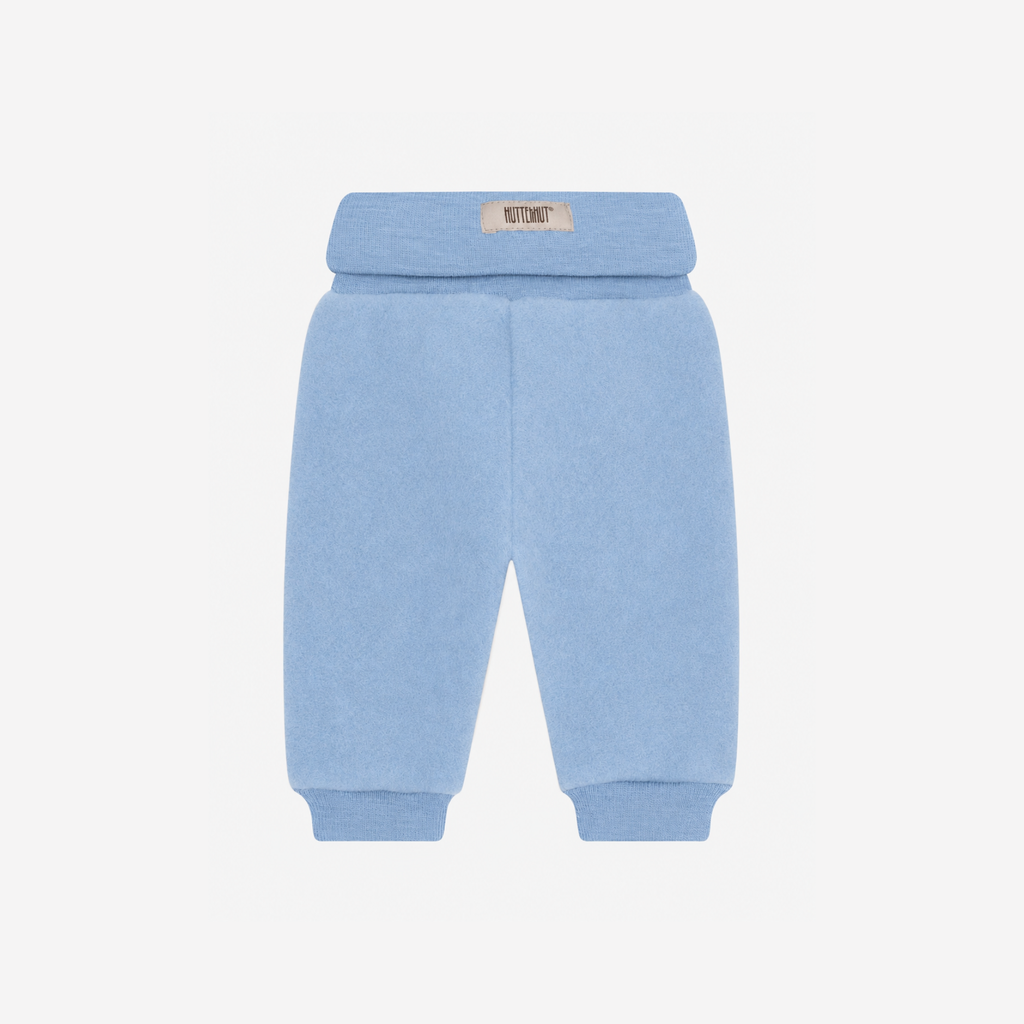 Broekje wol fleece - 100% merino wol - HUTTEliHUT winward blue achter