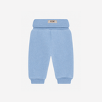 Broekje wol fleece - 100% merino wol - HUTTEliHUT winward blue achter