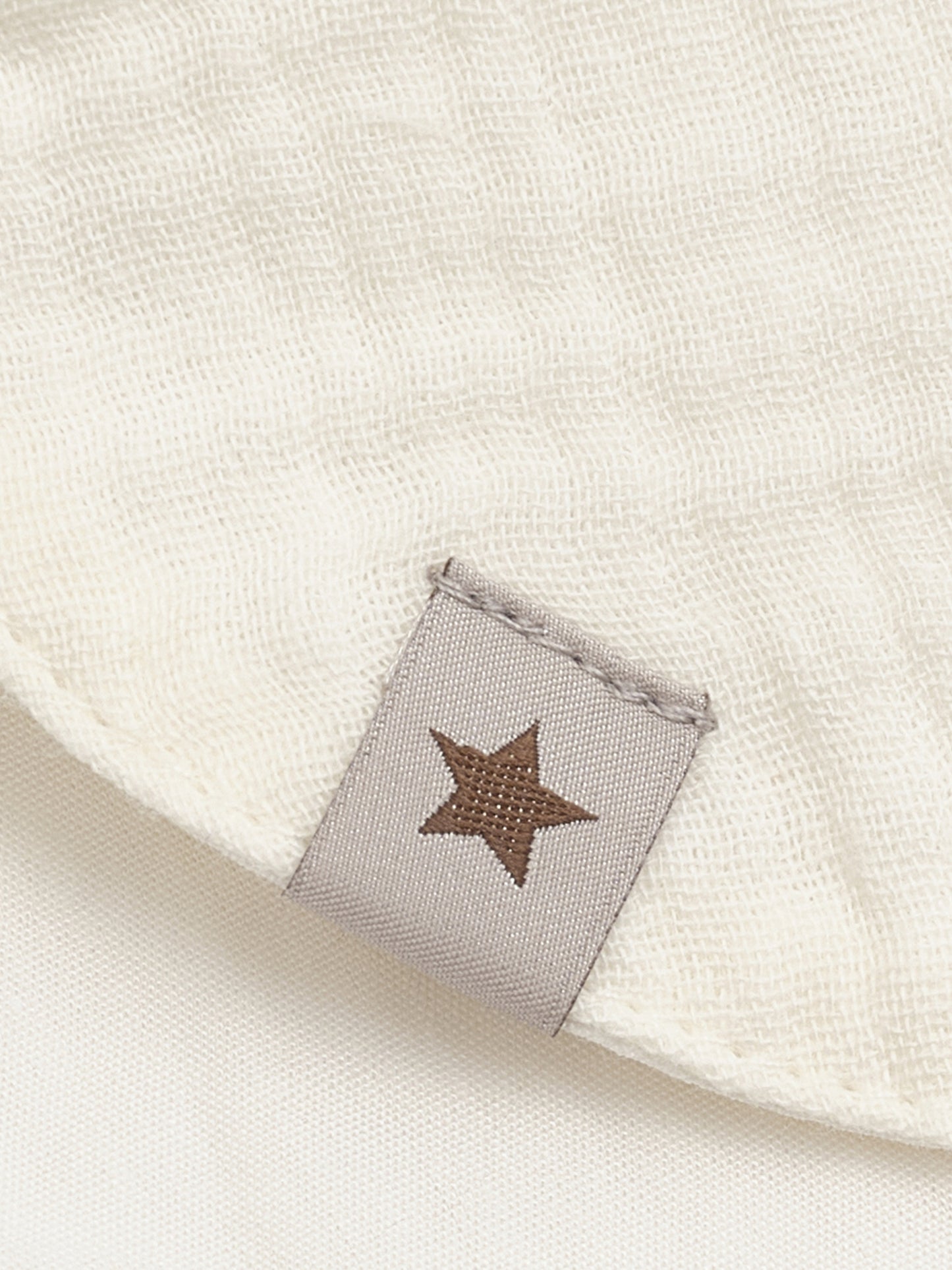 Zonnehoedje baby - Biologisch katoen/Mousseline - Wit/Antique White - Huttelihut close