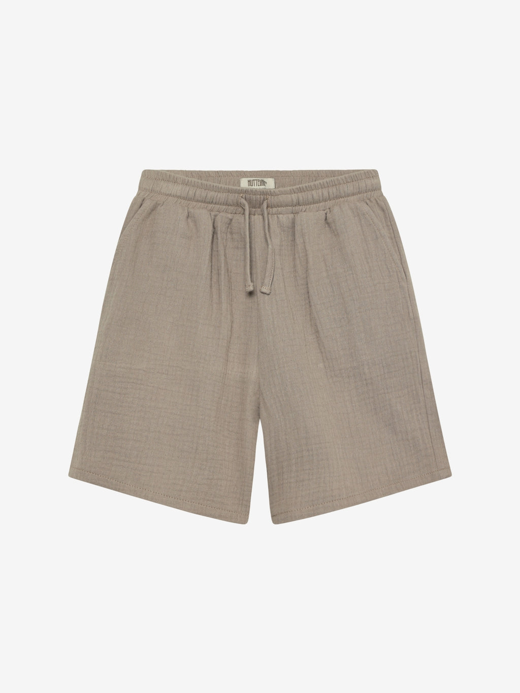 Korte broek - Biologisch katoen/mousseline - Bruin/Moon Rock - Huttelihut  voor