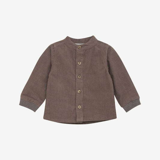 Corduroy top - Biologisch katoen - Falcon/bruin - Huttelihut voor