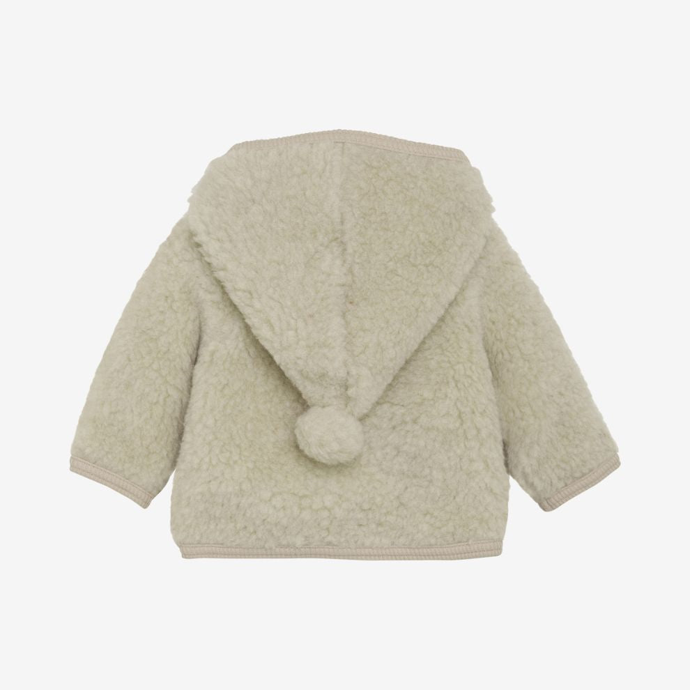Teddy jasje Pixie - Wol - Cement/beige - Huttelihut achter