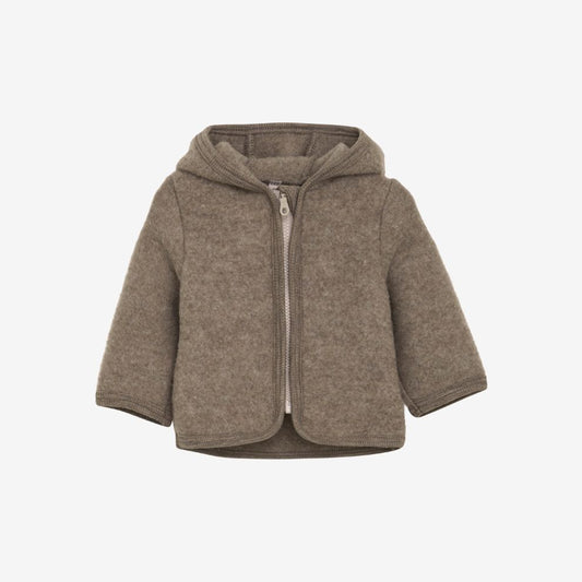 Wollen jasje - Merino wol - Savannah/bruin - Huttelihut voor